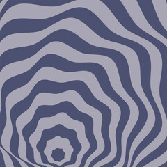 Blue circular wavy line background