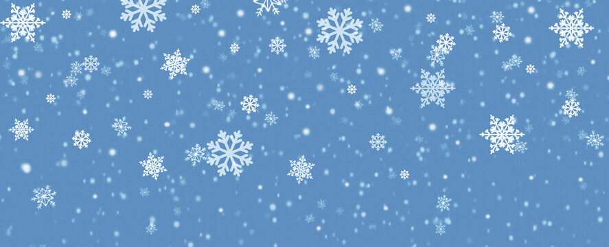 heavy snowfall, snowflakes in different shapes and forms. Many white cold snowflake elements on transparent background. White snowflakes flying in the air. Snow flakes, snow background, christmas 