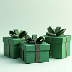 Festive Present Serenity Green Gift Box