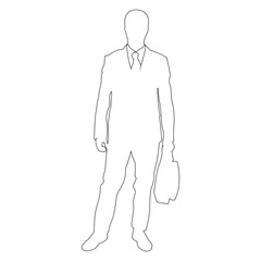 Businessman Outline