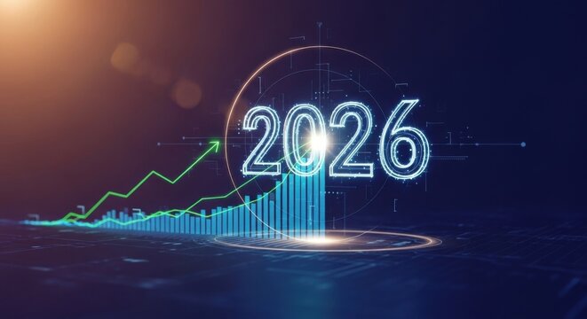 2026 growth chart business success financial planning investment strategy market analysis future trends target goals vision
