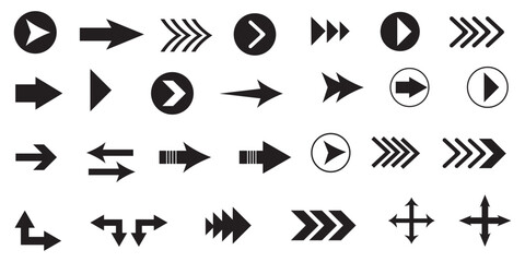 Swipe up icon set. Up arrow button symbol. Group arrows directed upwards. Different black arrows sign. Swipe Up icons for social media stories. Scroll ..