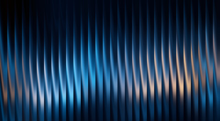 Abstract wave patterns in shades of blue and gold, creating a dynamic background