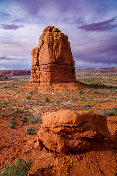 Desert Landscape at Arches National Park, Utah