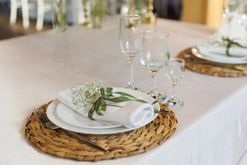 wedding table setting