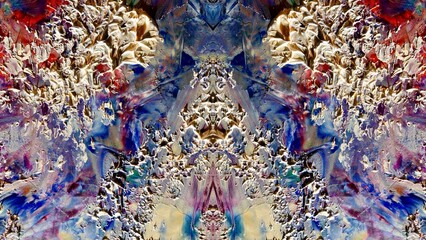 Abstract art background . Hand painting artwork on canvas .