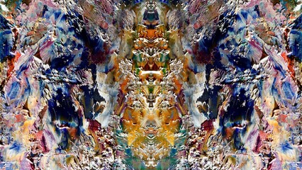 Abstract art background . Hand painting artwork on canvas .