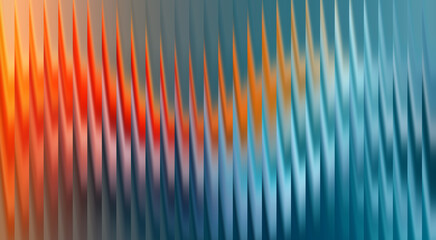 Abstract wavy texture with orange and blue gradient colors