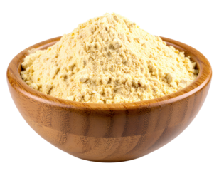 Chickpea Flour isolated on transparent background.