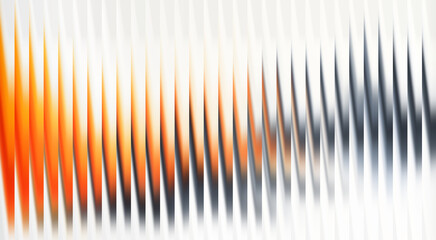 Abstract vertical lines in gradient orange color patterns, symbolizing dynamism. The interplay of colors creates a visually striking and engaging design