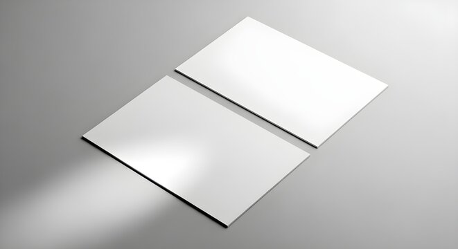 Business Card Mockup Clean Design Display for Professional Branding