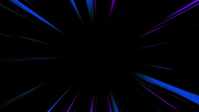 Dynamic Motion Speed Lines Effect