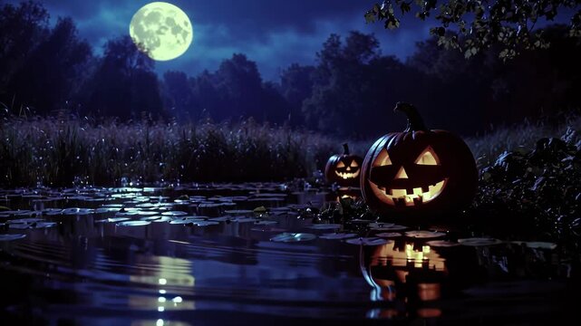 halloween night background