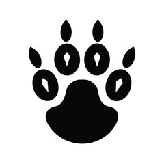 Desert Animal Track Icon Design
