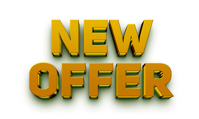 New Offer 3D Text PNG | Golden Discount Typography | Shiny Realistic 3D Sale Letters on Transparent Background new offer 3D text, golden offer png, 3D sale typography, shiny 3D text png, realistic 
