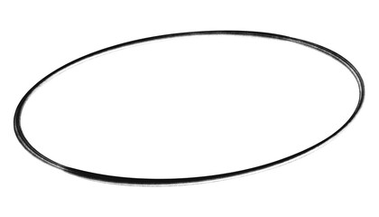 ellipse circle black outline stroke transparent vector ring circled border mark highlight png