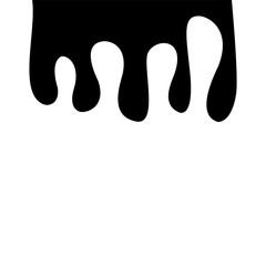 Dripping Liquid Vector Shapes Set – Melt, Paint, Slime, Chocolate Drip Design Elements