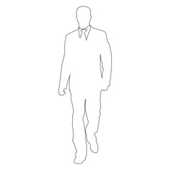 Walking Businessman