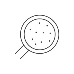 Sample study line outline icon