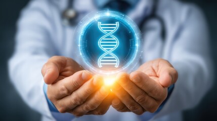 Medical breakthroughs in genetics modern clinic digital illustration scientific environment close-up view innovation and health