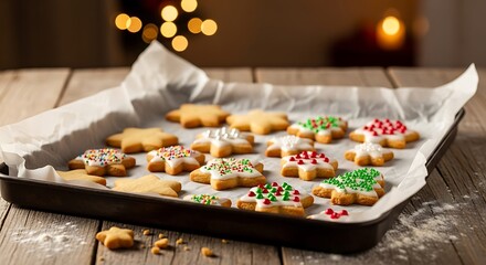 Enjoy homemade Christmas cookies fresh from the oven ready for joyful holiday cheer