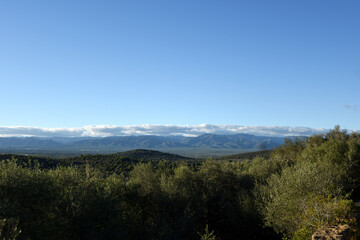 View from Ulldecona Castle,province, Tarragona, Catalonia, Spain