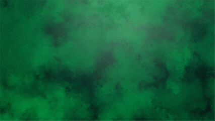 Obraz premium Abstract dark green textured with a cloudy, smoky gradient effect. Soft, diffused tones blending seamlessly from deep emerald to muted forest green. Watercolor or mist, giving a moody, mysterious.