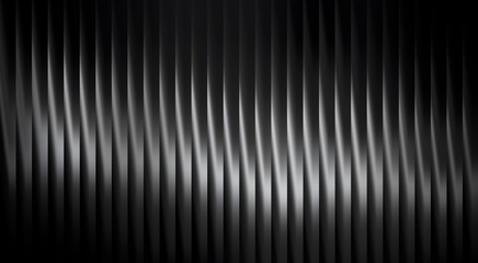 Abstract Black Metallic Lines background. It conveys a sense of modernity and sophistication