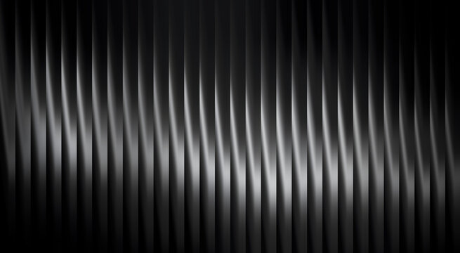 Abstract Black Metallic Lines background. It conveys a sense of modernity and sophistication