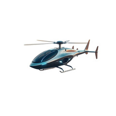 helicopter isolated on white background