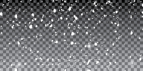 Snowy banner design stock illustration