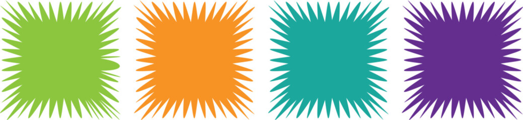 Decorative Floral Pattern in Box Frame — Elegant Flower Vector Illustration with Retro Shapes, Soft Colors, and Modern Label or Tag Design