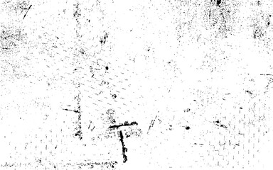 Black and white grunge urban texture vector with copy space. Abstract illustration surface dust and rough dirty wall background with empty template.