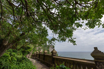 Beautiful view of the ocean with a path leading to it