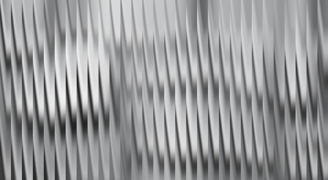 Abstract geometric metallic texture with a dynamic pattern creating depth and movement. A sleek, modern design evokes industrial appeal.