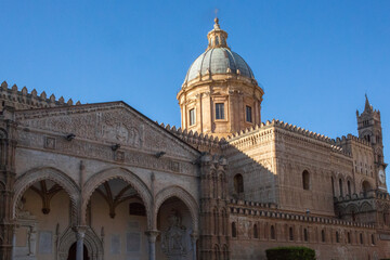 Fototapeta premium Dome of the Cathedral of Palermo, Sicily, Italy.