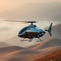 helicopter flying in the sky