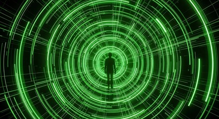 Fototapeta premium Technology Tunnel