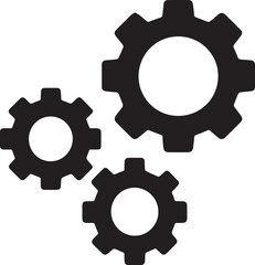 Tech Gear Circuit Icon for Automation and Engineering