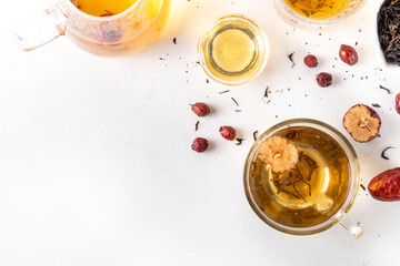 Korean Retinol Tea with jujube, green tea, asian herbs and rose hips