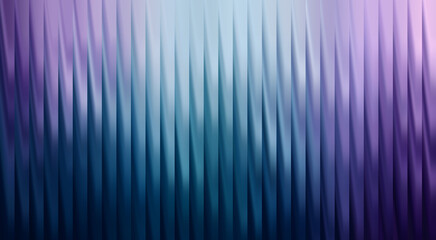 Fototapeta premium Abstract vertical lines in shades of blue and purple, creating a sense of depth and pattern