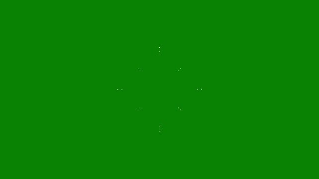 Circle Burst and firework explosion animation, blust line effects,  firework circle burst effect, ellipse blast, circles blast fireworks line and shape blast on green screen animation. 4k