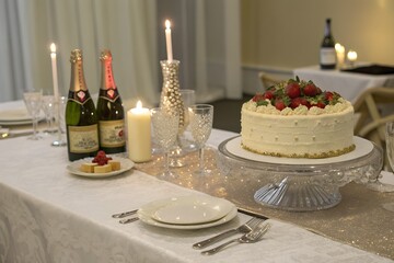 christmas table setting
