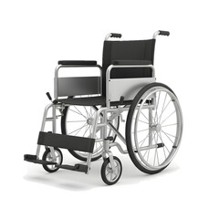 3D Realistic Wheelchair Icon