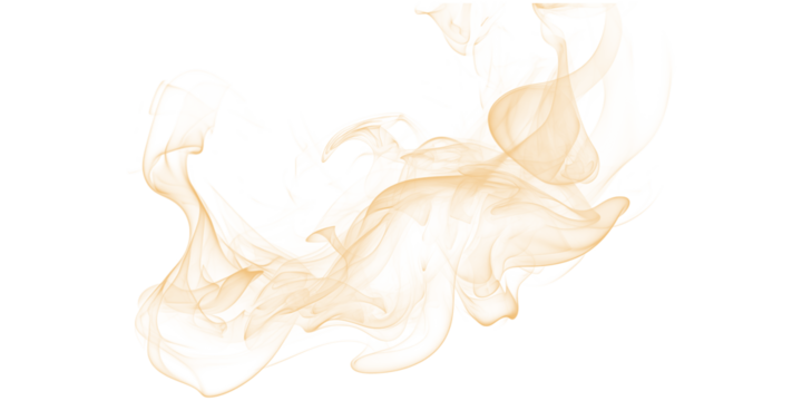 Golden Smoke Wisps on Black Backdrop Abstract Curves of Amber Haze Ethereal Beauty Artful Mystery