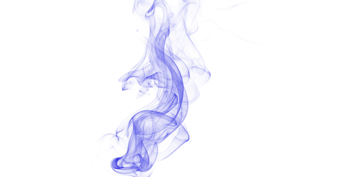 Blue smoke dances against the shadows ethereal wisps midnight tranquility mystic abstraction digital - Powered by Adobe