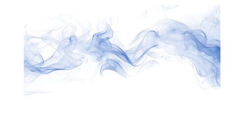 Ethereal Blue Smoke Swirls Across a Dark Canvas Creating an Abstract Expression of Mystery and