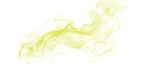 Ethereal Smoke Streamers Golden Yellow Abstract Art Form Dramatic Light Movement Isolated Dark