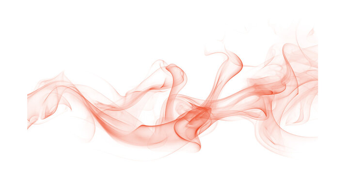 Ethereal Flames Abstract red smoke dance against the night a fiery whisper of passion and energy art