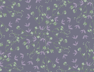 Colorful Flower seamless pattern for fabric, wrapping paper and prints	
